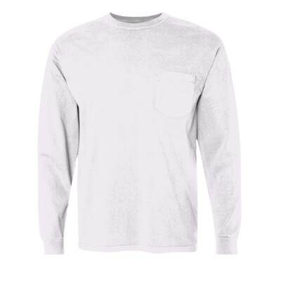 Garment-Dyed Heavyweight Long Sleeve Pocket T-Shirt Thumbnail