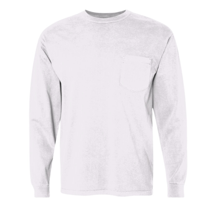 Garment-Dyed Heavyweight Long Sleeve Pocket T-Shirt Thumbnail